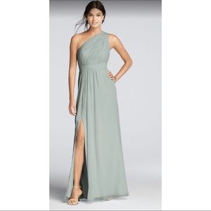 Sage bridesmaid dress